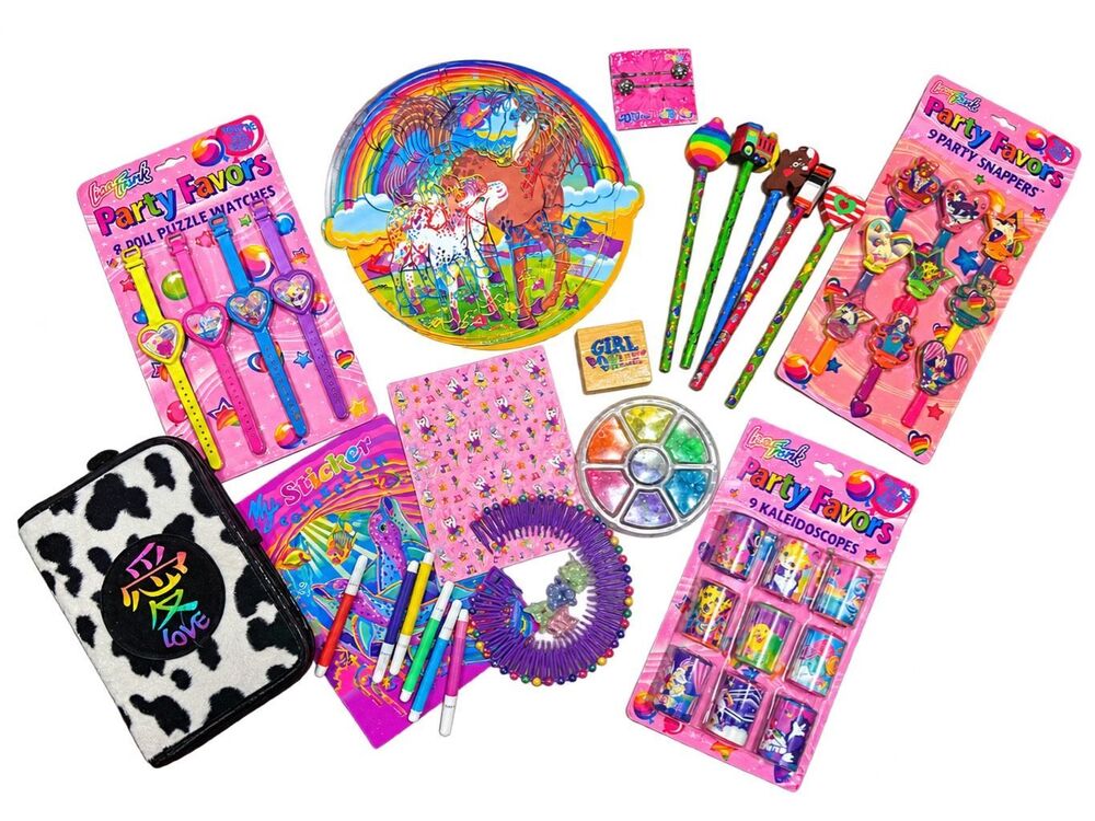 Vintage Lisa Frank Bundle Stationery Stickers Party Favors & Accessories Y2K